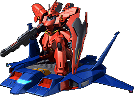 機動戦士ガンダム ギレンの野望 アクシズの脅威Vの機体【サザビー [ドダイ改搭乗]】