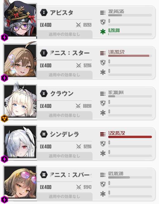アニス：スターの火力・バフ性能比較、オバロ期待値、編成考察 | 勝利