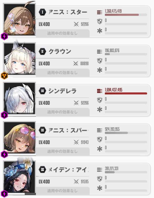アニス：スターの火力・バフ性能比較、オバロ期待値、編成考察 | 勝利