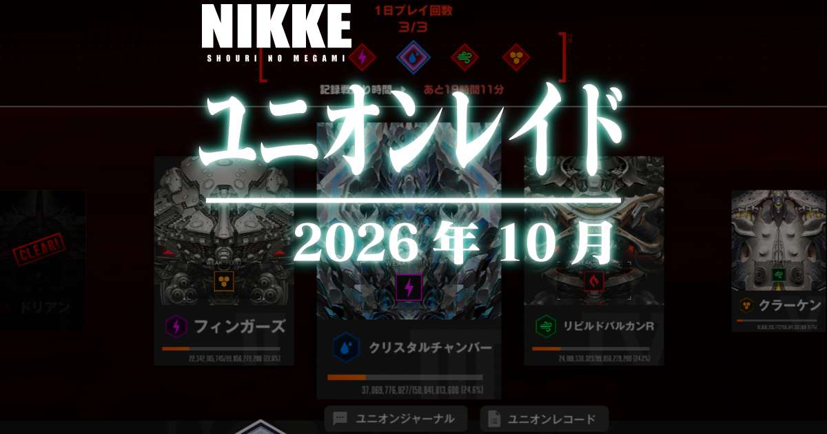 2026年10月のユニオンレイドに参加しました